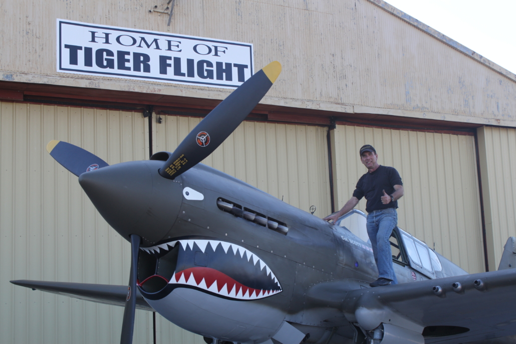 A visit from a veteran Flying Tiger